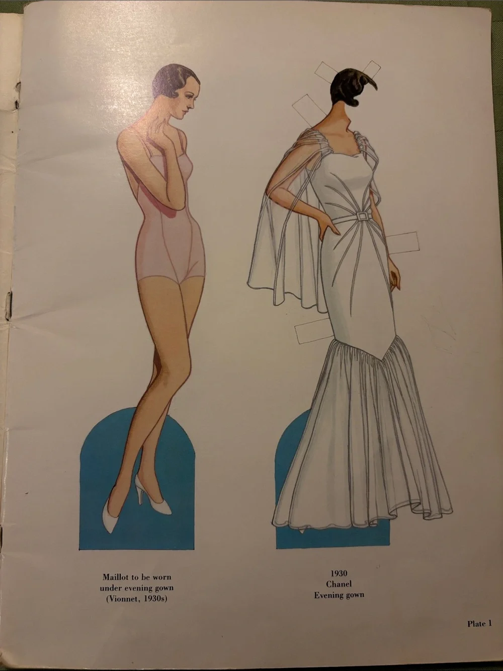 Great Fashion Designs of the 30’s Paper Dolls Book
